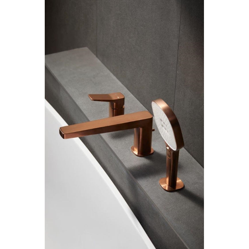 KFA Armatura 4525-210-34 - 3-Loch-Wannenarmatur MALAGA Roségold