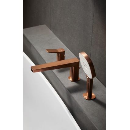 KFA Armatura 4525-210-34 - Miscelatore per vasca a 3 fori MALAGA oro rosa