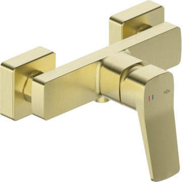 KFA Armatura 4526-010-31 - Mitigeur de douche MALAGA finition dorée brossée