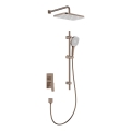 KFA Armatura 4529-301-34 - Ensemble de douche avec mitigeur encastré MALAGA, finition or rose