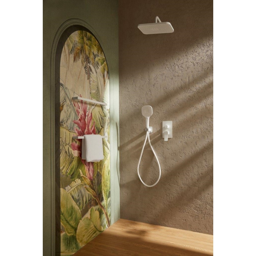 KFA Armatura 4529-501-44 - Set doccia con miscelatore da incasso MALAGA bianco