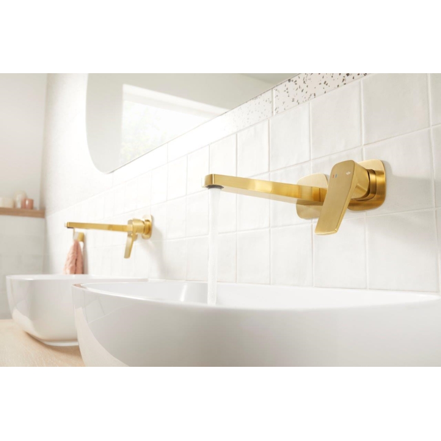 KFA Armatura 4529-810-31 - Miscelatore per lavabo da incasso MALAGA oro spazzolato