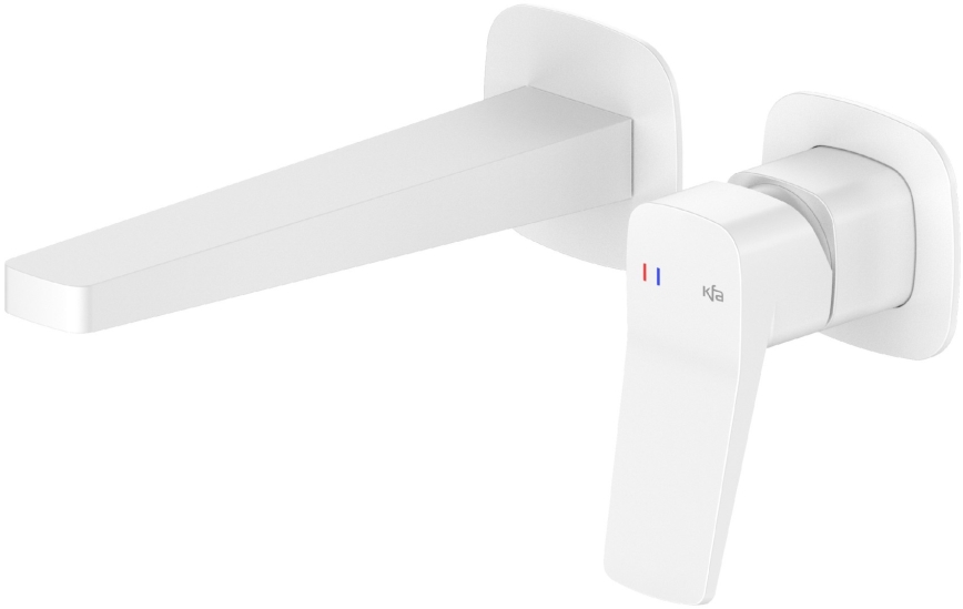 KFA Armatura 4529-810-44 - Mitigeur pour lavabo pour installation encastrée MALAGA blanc