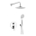 KFA Armatura 5029-501-00 - Colonne de douche avec robinetterie encastrée TANZANIT chrome brillant