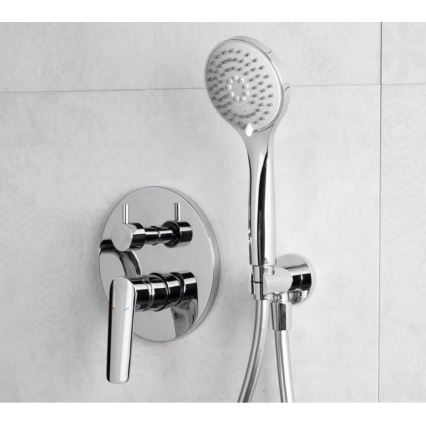 KFA Armatura 5029-501-00 - Colonne de douche avec robinetterie encastrée TANZANIT chrome brillant
