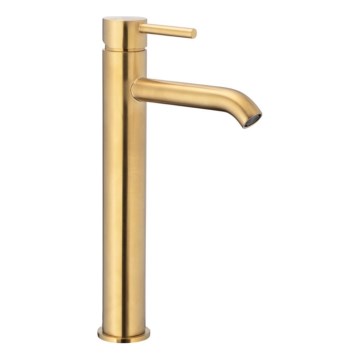 KFA Armatura 5032-612-31 - Rubinetto del lavandino + con scarico MOZA 33 cm molato oro