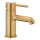 KFA Armatura 5032-815-31 - Robinet de lavabo + bonde avec trop-plein MOZA 15,2 cm poli doré