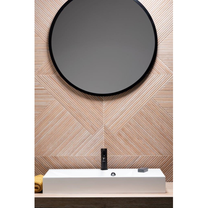 KFA Armatura 5032-815-81 - Robinet de lavabo + déchets avec trop-plein MOZA 15,2 cm mat noir