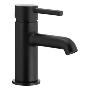 KFA Armatura 5032-815-81 - Rubinetto del lavandino + con scarico MOZA 15,2 cm opaco nero