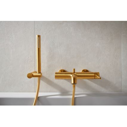 KFA Armatura 5034-020-31 - Badewannenarmatur MOZA geschliffen golden