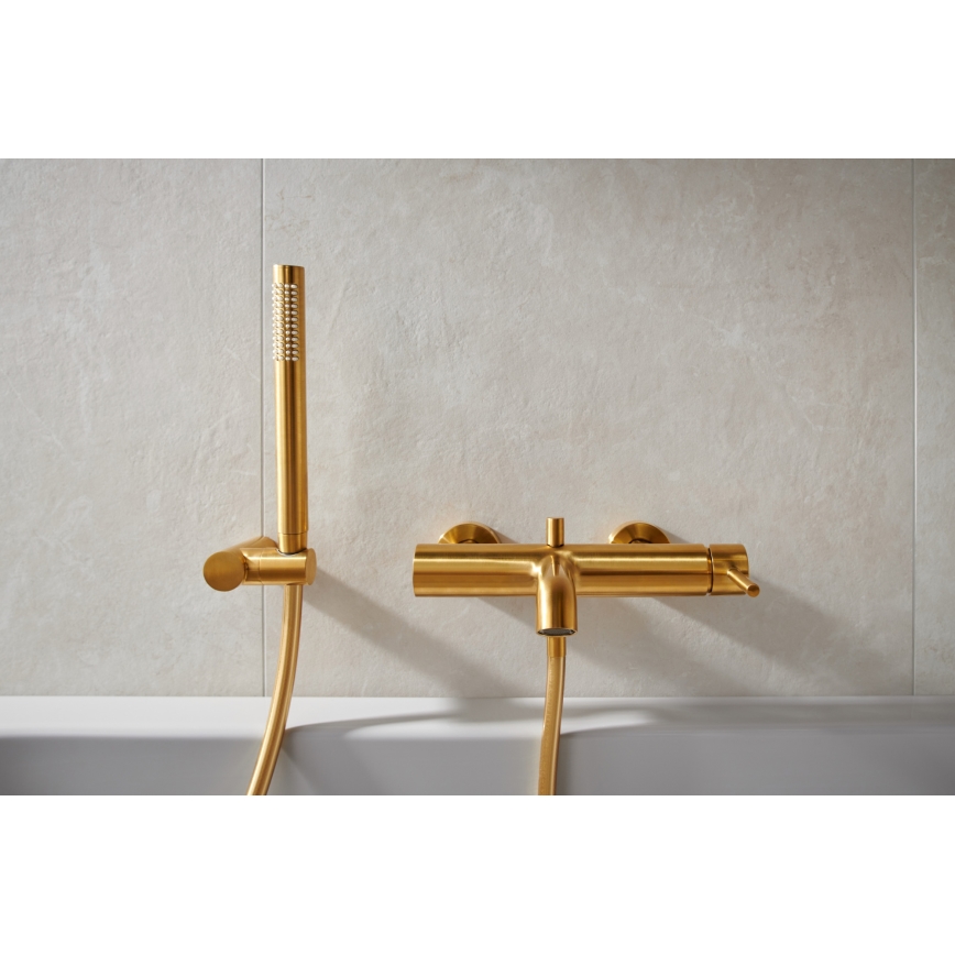 KFA Armatura 5034-020-31 - Badewannenarmatur MOZA geschliffen golden