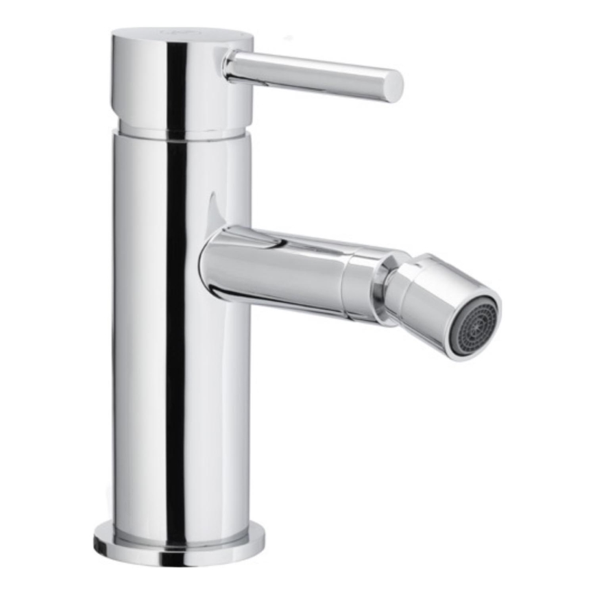 KFA Armatura 5037-015-00 - Robinet de bidet + déchets avec trop-plein MOZA chrome brillant