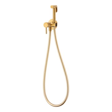 KFA Armatura 5039-512-31 - Robinet de bidet avec douchette pour installation encastrée MOZA poli doré