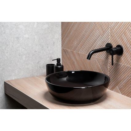 KFA Armatura 5039-810-81 - Rubinetto per lavabo da incasso MOZA opaco nero