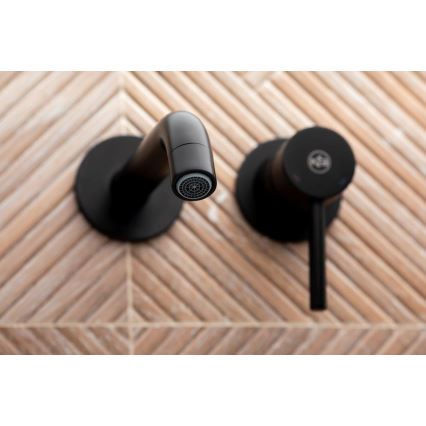 KFA Armatura 5039-810-81 - Rubinetto per lavabo da incasso MOZA opaco nero