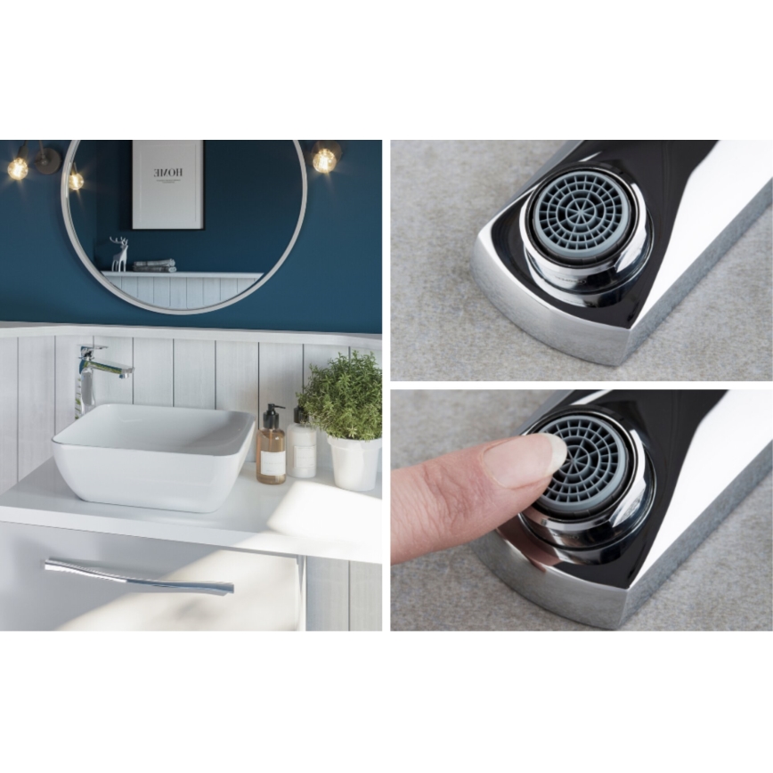 KFA Armatura 5532-612-00 - Rubinetto del lavandino MOKAIT 27,9 cm cromo lucido
