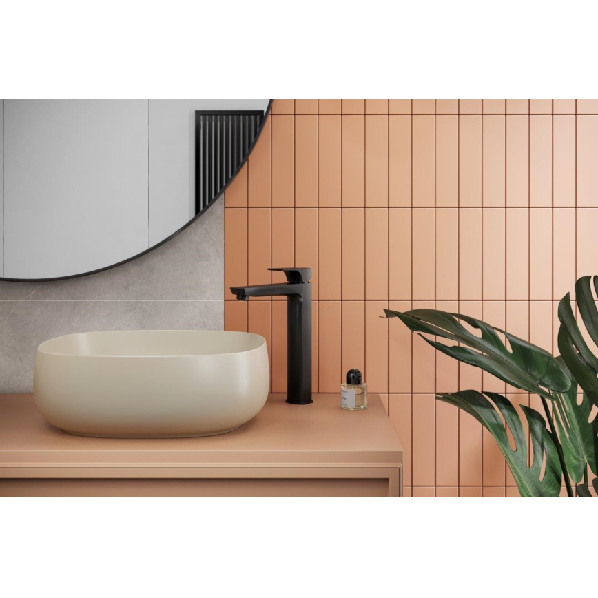 KFA Armatura 5532-612-81 - Robinet de lavabo MOKAIT 27,9 cm laiton/mat noir