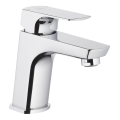 KFA Armatura 5532-815-00 - Robinet de lavabo + bonde avec trop-plein MOKAIT 13,9 cm chrome brillant