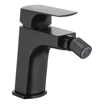 KFA Armatura 5537-015-81 - Rubinetto del bidet + con scarico MOKAIT ottone/opaco nero