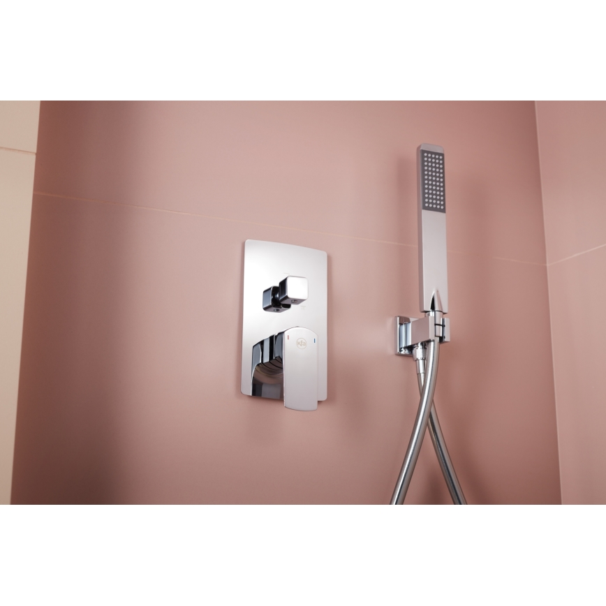KFA Armatura 5539-511-00 - Colonne de douche avec robinetterie encastrée MOKAIT chrome brillant