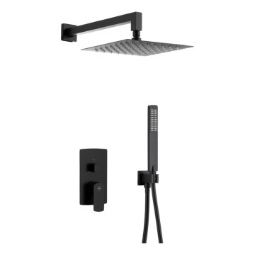 KFA Armatura 5539-511-81 - Set doccia con rubinetto a incasso MOKAIT ottone/opaco nero