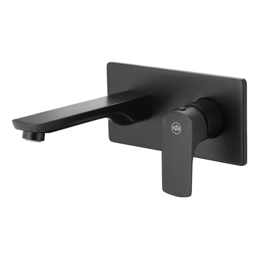 KFA Armatura 5539-810-81 - Robinet de lavabo pour installation encastrée MOKAIT laiton/mat noir