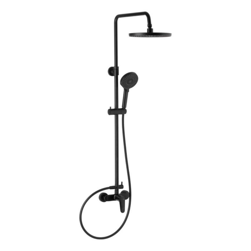 KFA Armatura 5556-910-81 - Set doccia con rubinetto OTAVA ottone/opaco nero