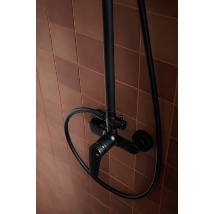 KFA Armatura 5556-910-81 - Set doccia con rubinetto OTAVA ottone/opaco nero