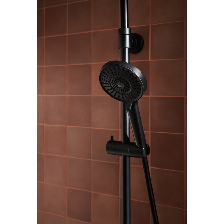 KFA Armatura 5556-910-81 - Set doccia con rubinetto OTAVA ottone/opaco nero