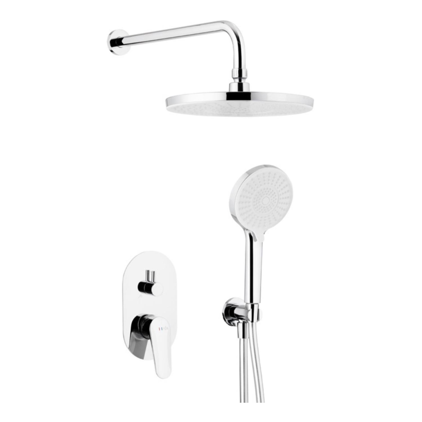 KFA Armatura 5559-501-00 - Colonne de douche avec robinet encastré OTAVA chrome brillant