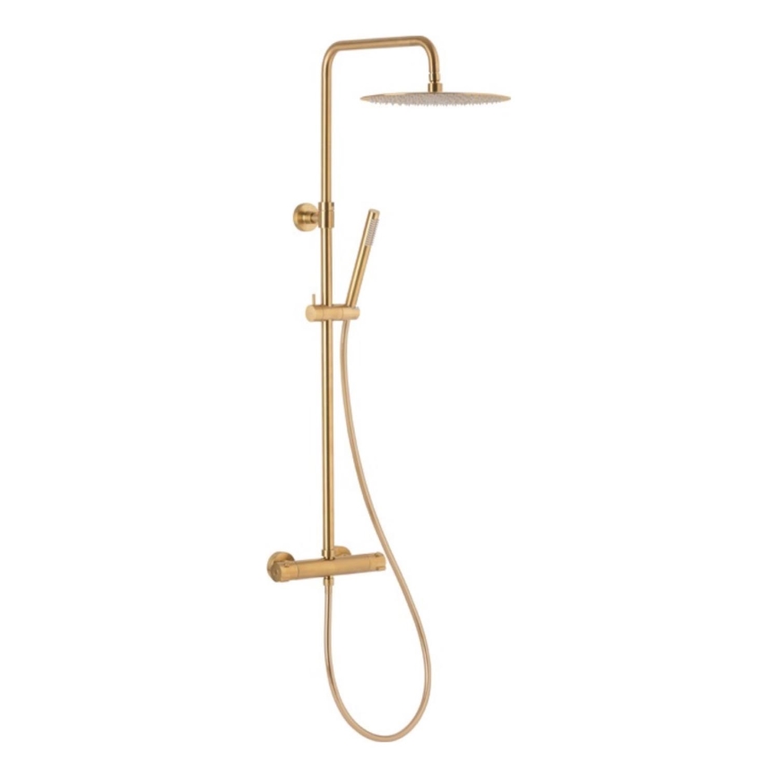 KFA Armatura 5736-920-31 - Colonne de douche avec robinet thermostatique MOZA poli doré