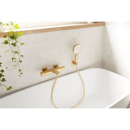 KFA Armatura 5754-010-31 - Mitigeur thermostatique pour baignoire MALAGA, finition dorée brossée