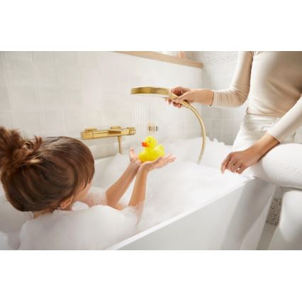 KFA Armatura 5754-010-31 - Mitigeur thermostatique pour baignoire MALAGA, finition dorée brossée