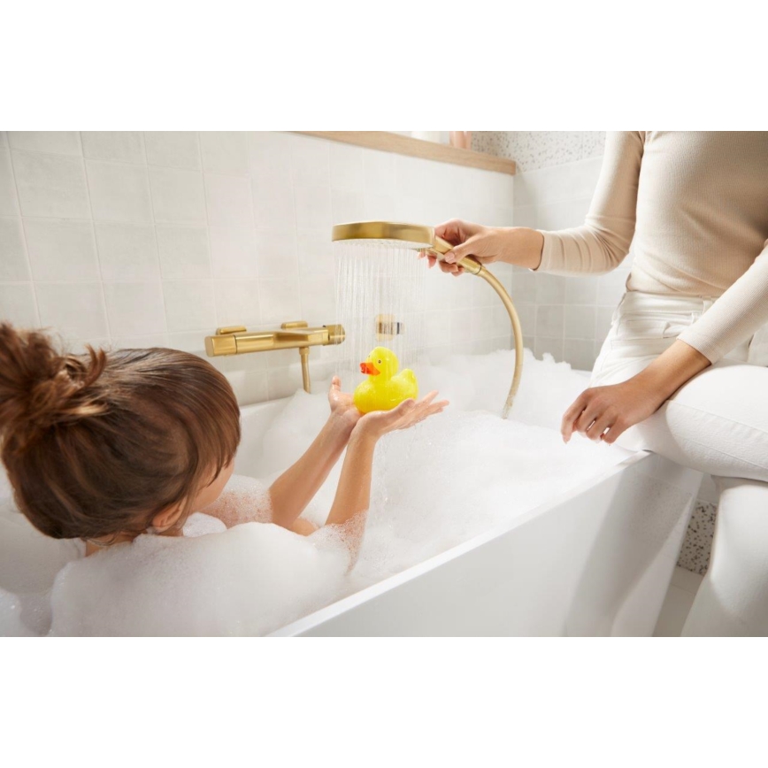 KFA Armatura 5754-010-31 - Mitigeur thermostatique pour baignoire MALAGA, finition dorée brossée