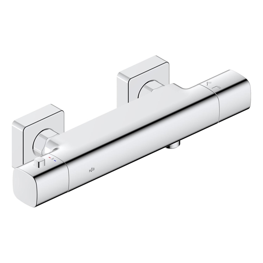 KFA Armatura 5756-010-00 - Mitigeur thermostatique de douche MALAGA chromé brillant