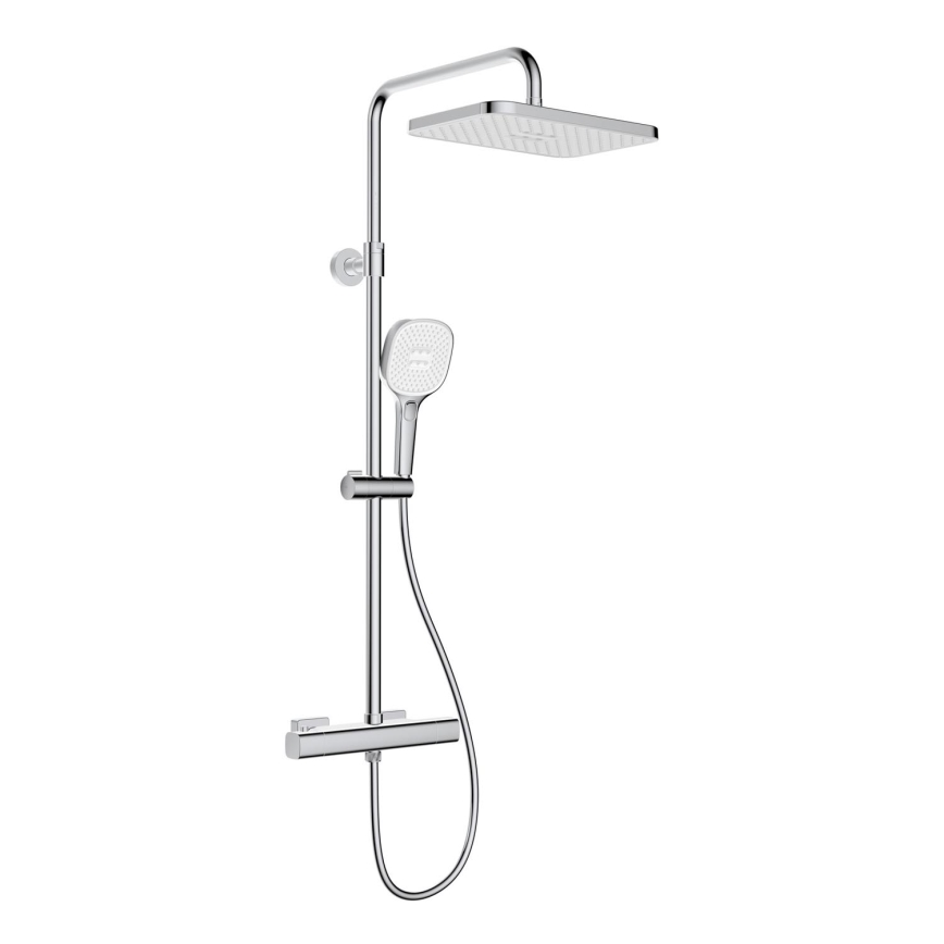 KFA Armatura 5756-910-00 - Set doccia con miscelatore termostatico MALAGA, cromo lucido