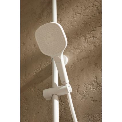 KFA Armatura 5756-910-44 - Ensemble de douche avec mitigeur thermostatique MALAGA blanc
