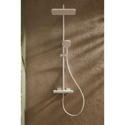 KFA Armatura 5756-910-44 - Ensemble de douche avec mitigeur thermostatique MALAGA blanc