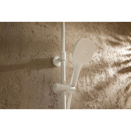 KFA Armatura 5756-910-44 - Set doccia con miscelatore termostatico MALAGA bianco