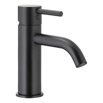 KFA Armatura 5822-815-81 - Robinet de lavabo + déchets NEDA 16,5 cm laiton/mat noir