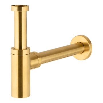 KFA Armatura 600-003-31 - Siphon d'évier rond laiton/poli doré