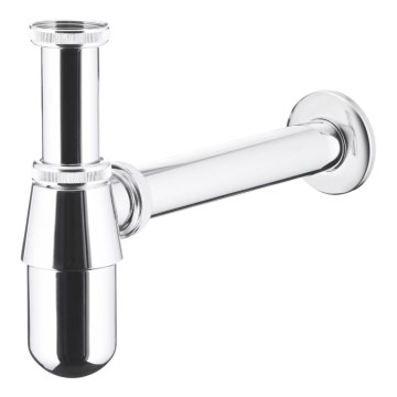 KFA Armatura 601-054-00 - Siphon d'évier à bouteille chrome brillant