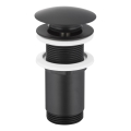 KFA Armatura 660-253-81 - Scarico del lavabo senza trabocco CLICK-CLACK diametro 6,6 cm ottone/opaco nero