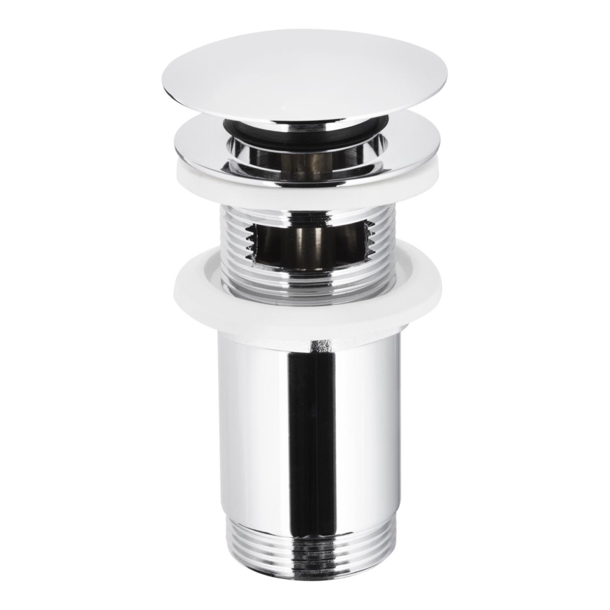 KFA Armatura 660-254-00 - Lavello con scarico CLICK-CLACK diametro 6,6 cm cromo lucido