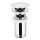 KFA Armatura 660-254-00 - Waschbeckenablauf mit Überlauf CLICK-CLACK d 6,6 cm glänzendes Chrom