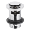 KFA Armatura 660-354-00 - Lavello con scarico CLICK-CLACK diametro 6,2 cm cromo lucido