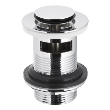 KFA Armatura 660-354-00 - Lavello con scarico CLICK-CLACK diametro 6,2 cm cromo lucido
