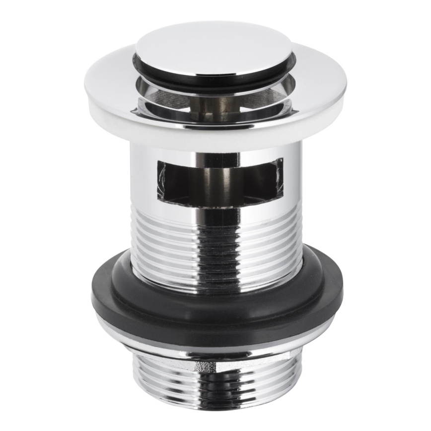 KFA Armatura 660-354-00 - Lavello con scarico CLICK-CLACK diametro 6,2 cm cromo lucido