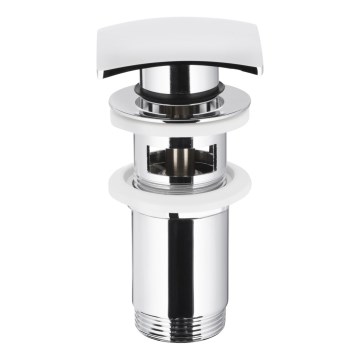 KFA Armatura 660-454-00 - Lavello con scarico CLICK-CLACK 7x7 cm cromo lucido