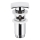 KFA Armatura 660-454-00 - Waschbeckenablauf mit Überlauf CLICK-CLACK 7x7 cm glänzendes Chrom